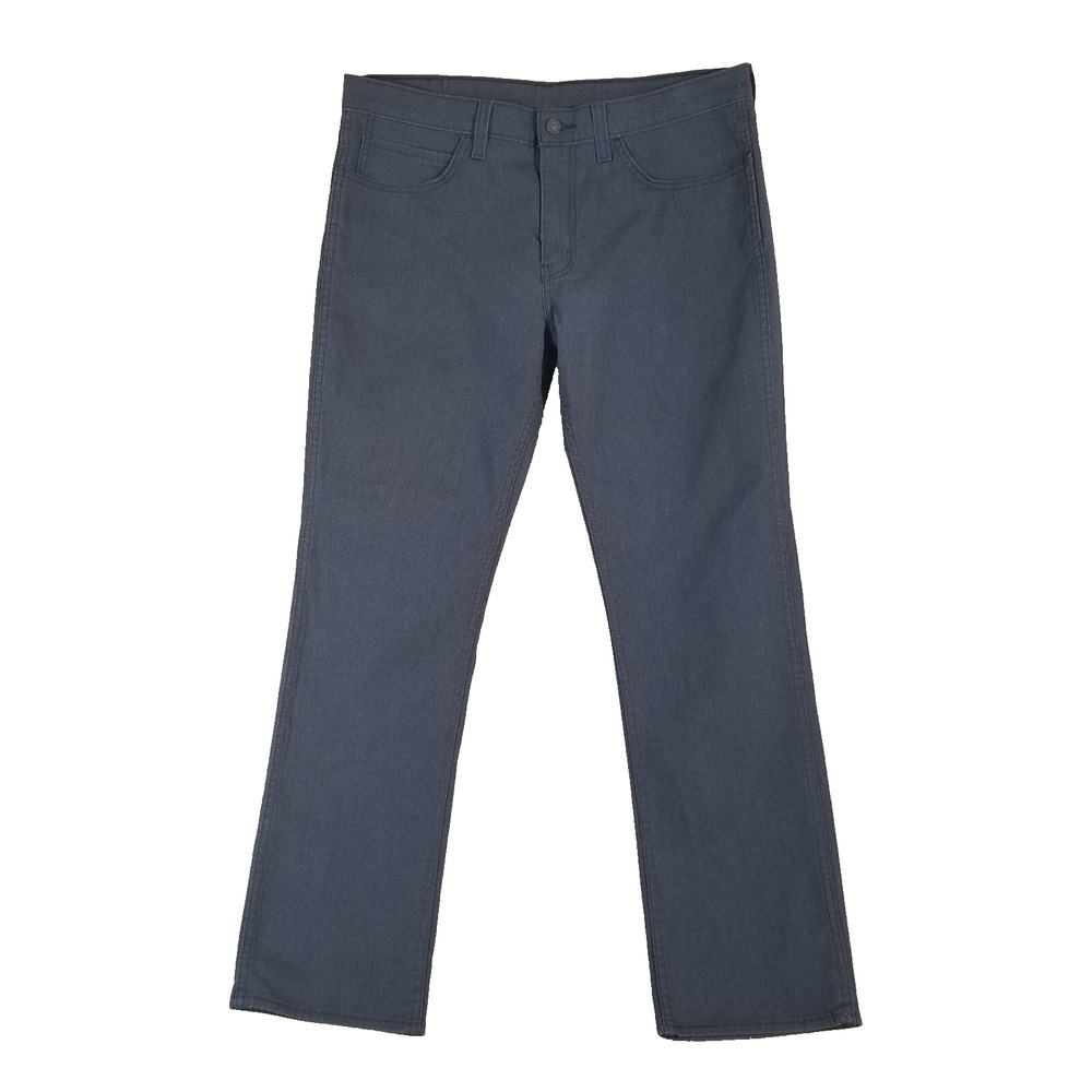 Levis 511 Mens Jeans 36x32 Slim Straight Blue Stretch Denim Retro Preppy